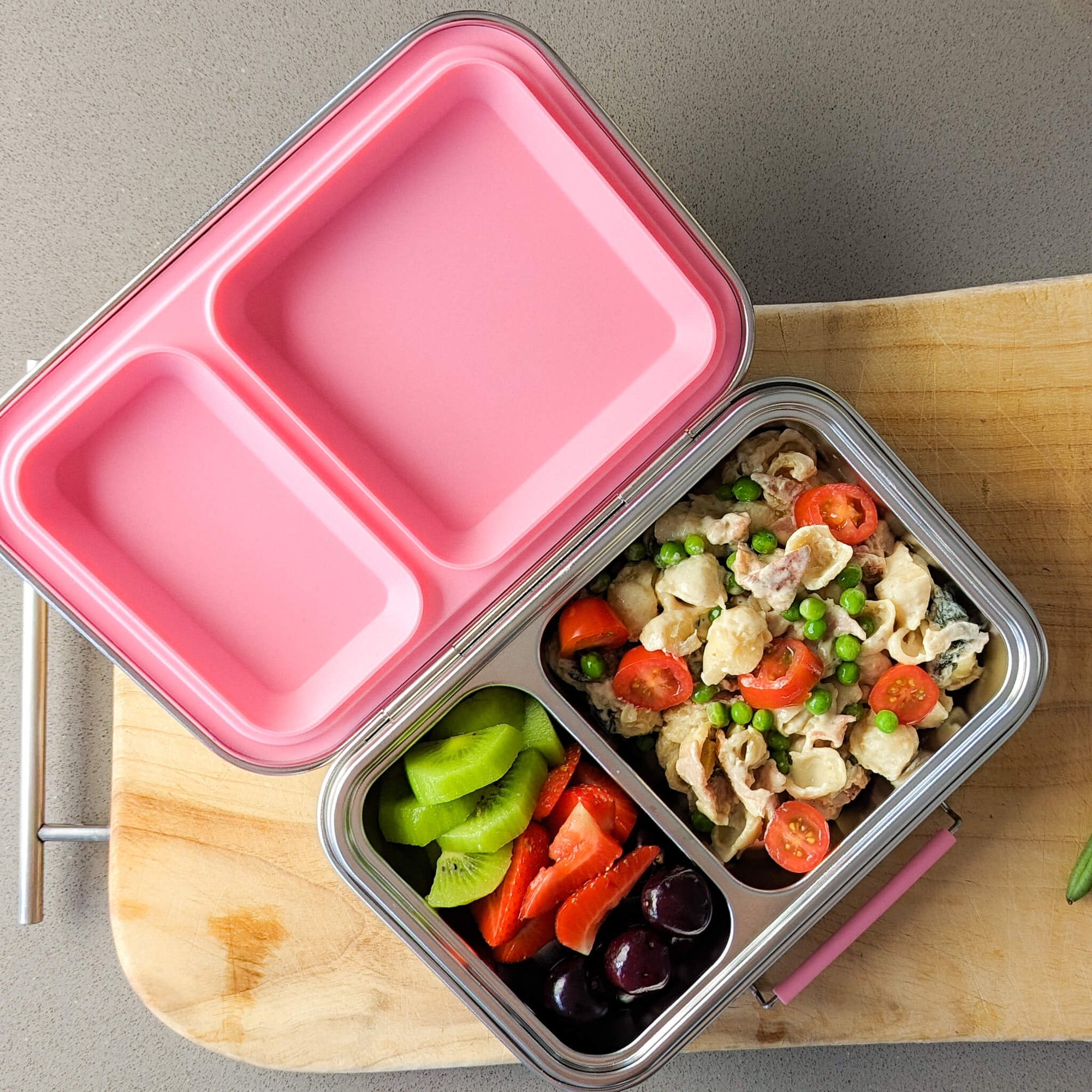 Bento Lunch Box 2 - Stainless Steel - Leak Proof
