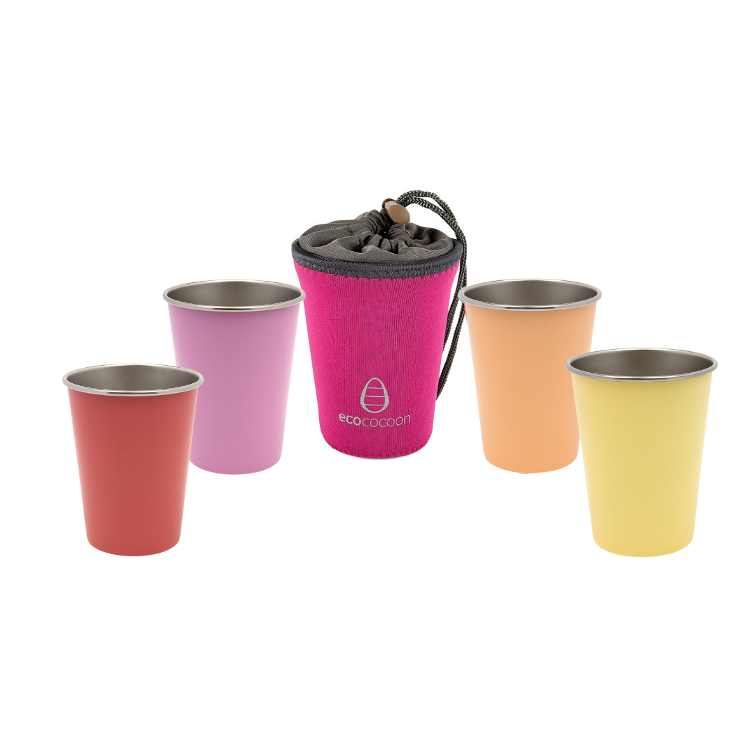 Stainless Steel Cup Set - Fairy Floss