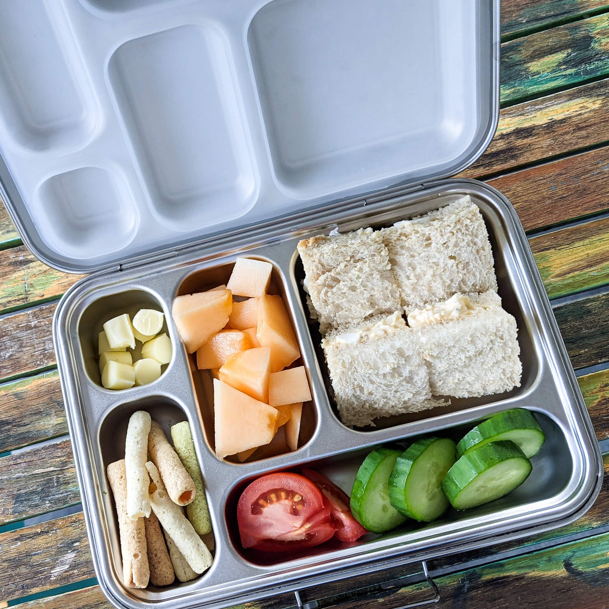Bento Lunch Box 5 - Stainless Steel - Leak Proof